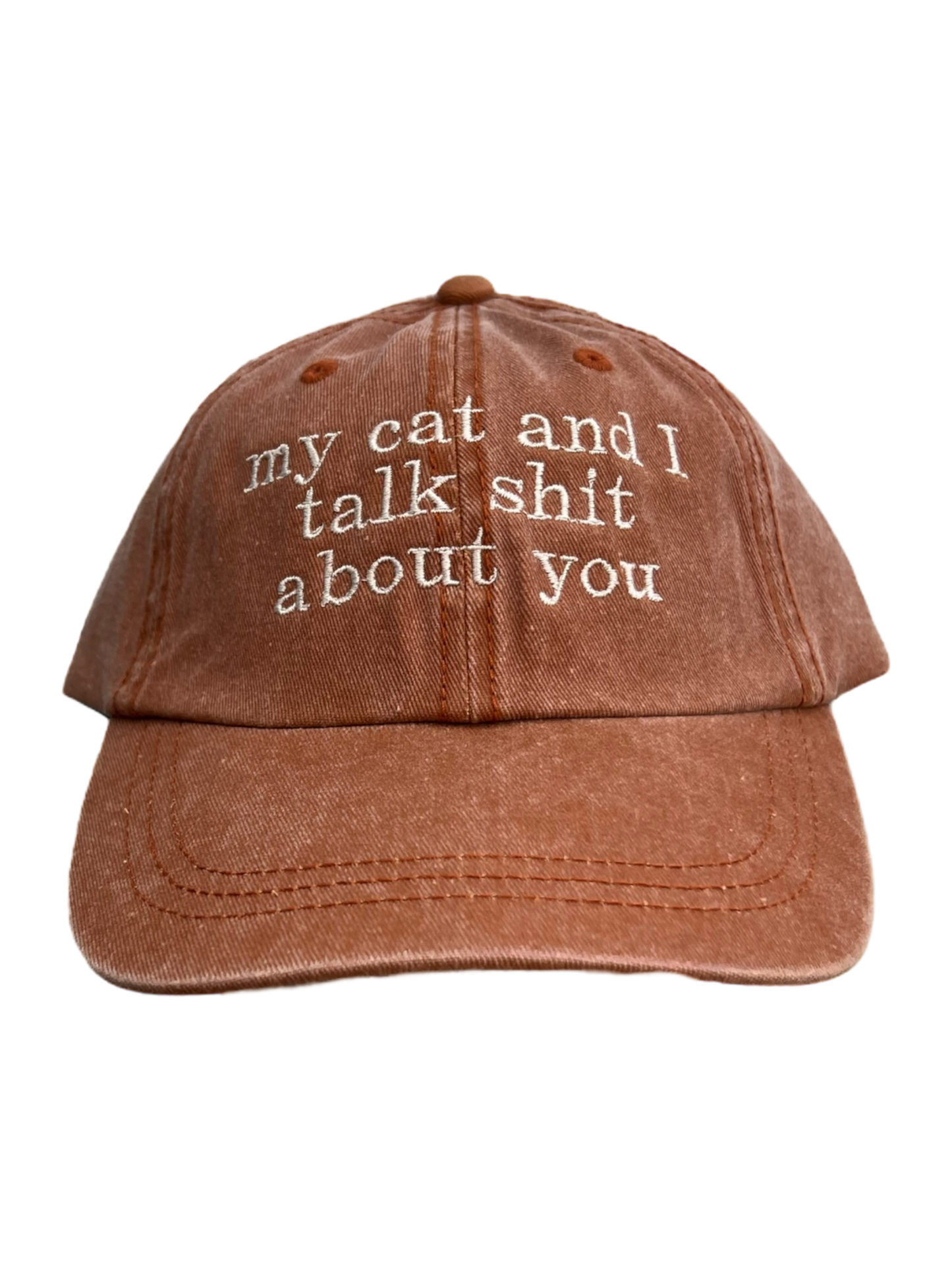My cat and I talk shit about you Hat - The Barkery LLC