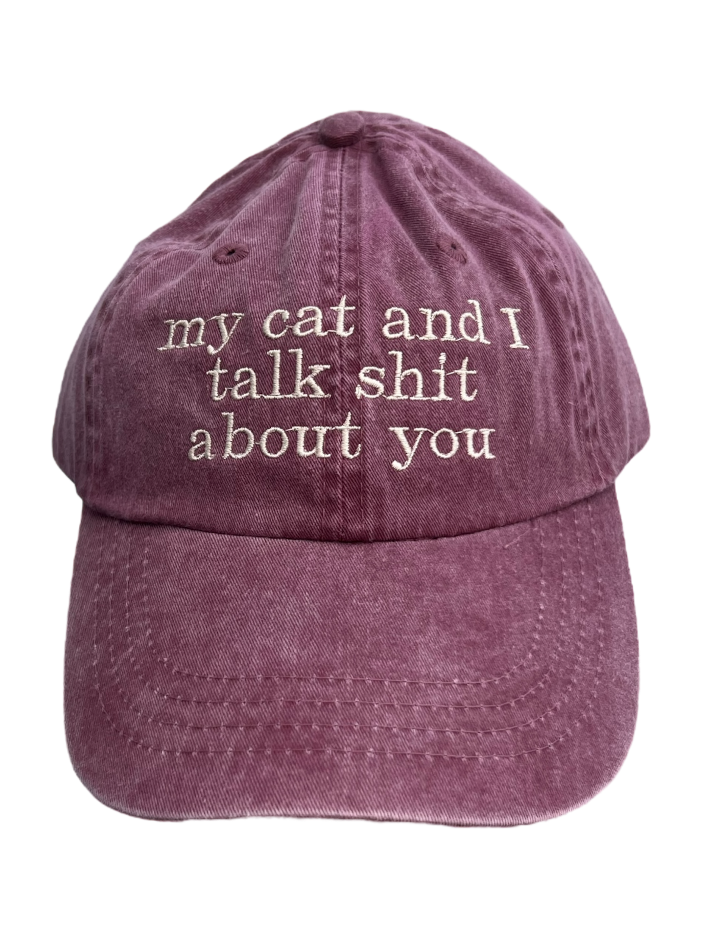My cat and I talk shit about you Hat - The Barkery LLC