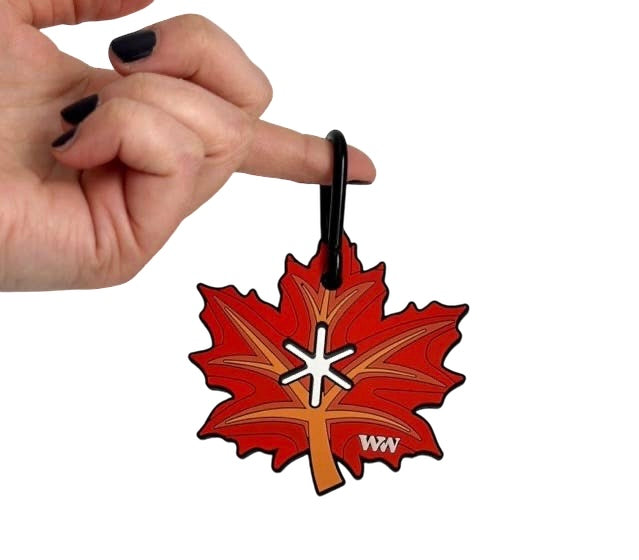 Maple Leaf Poopy Loop Used Dog Waste Bag Holder - The Barkery LLC