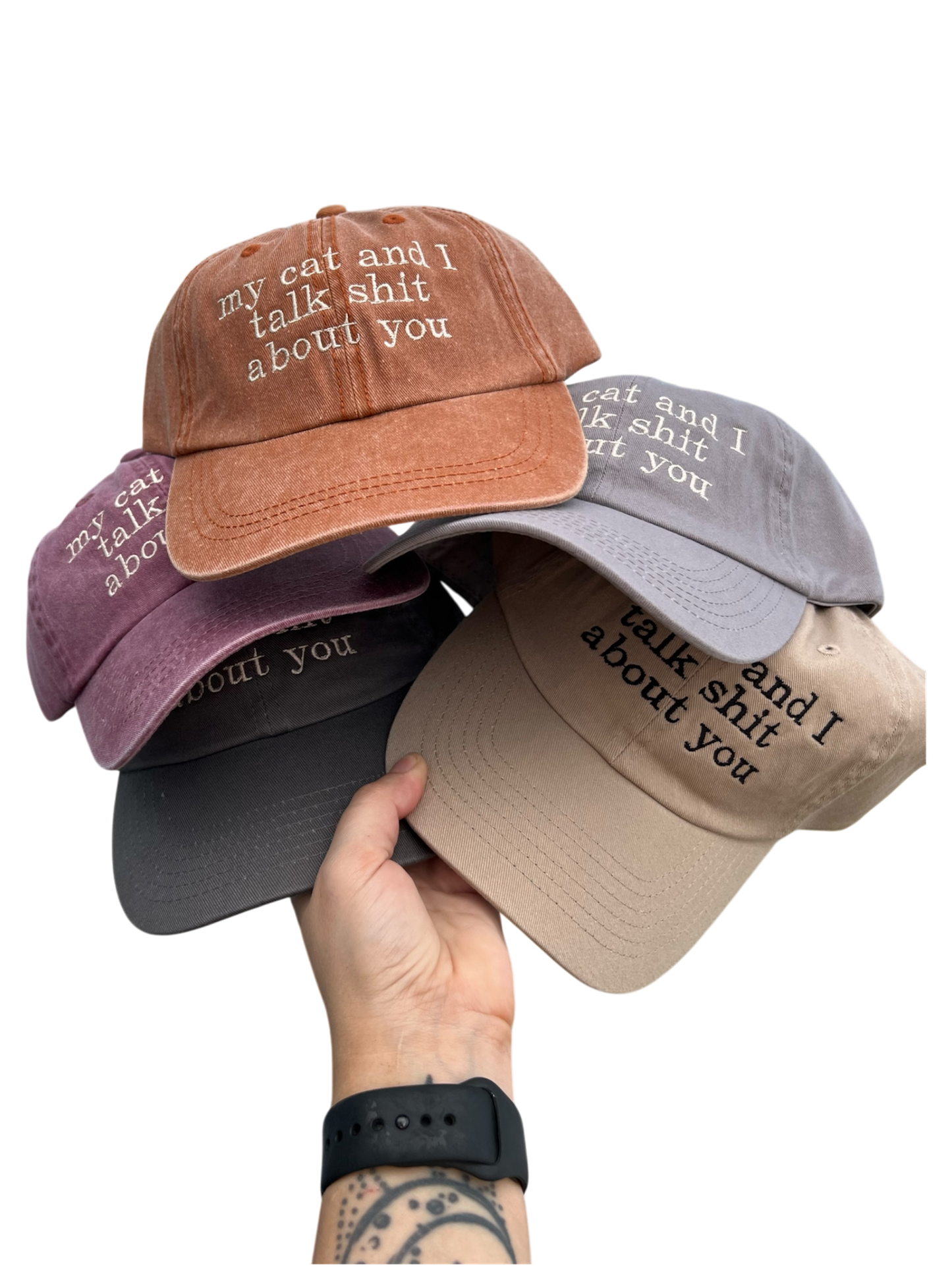 My cat and I talk shit about you Hat - The Barkery LLC