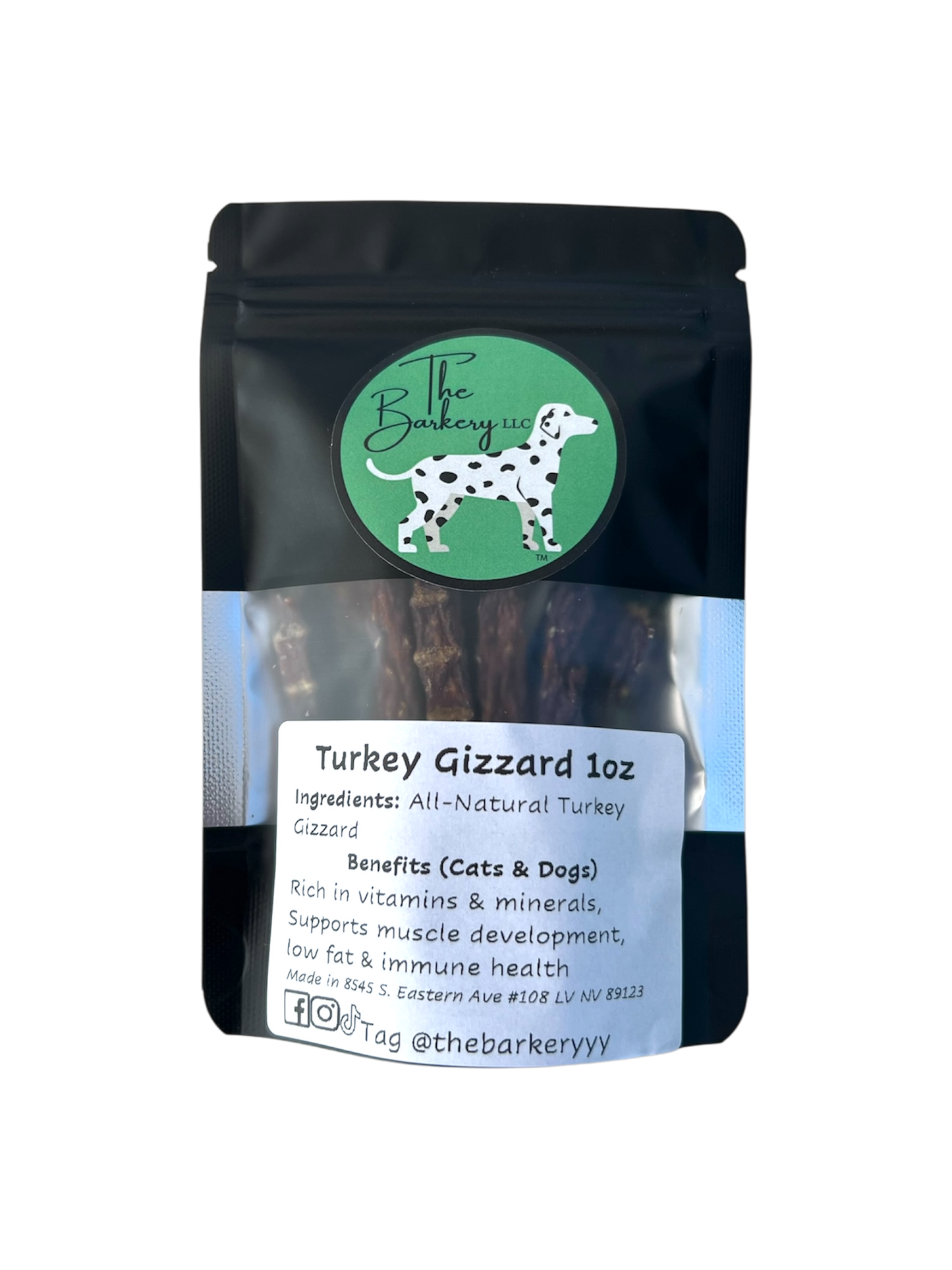 Turkey Gizzards 1oz Bag