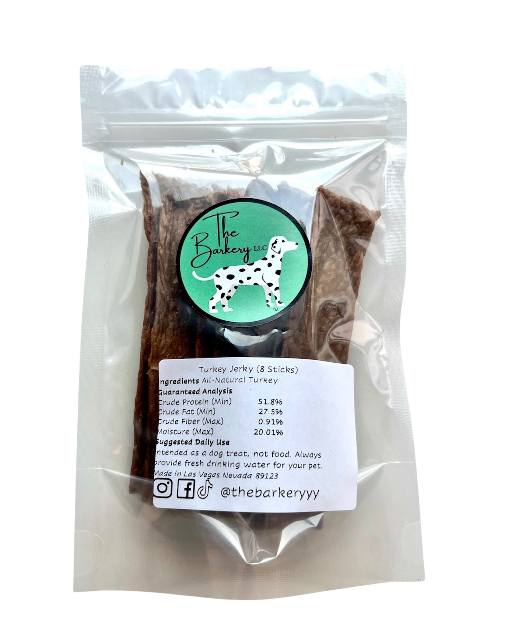 Organic Turkey Jerky For Pets | The Barkery LLC