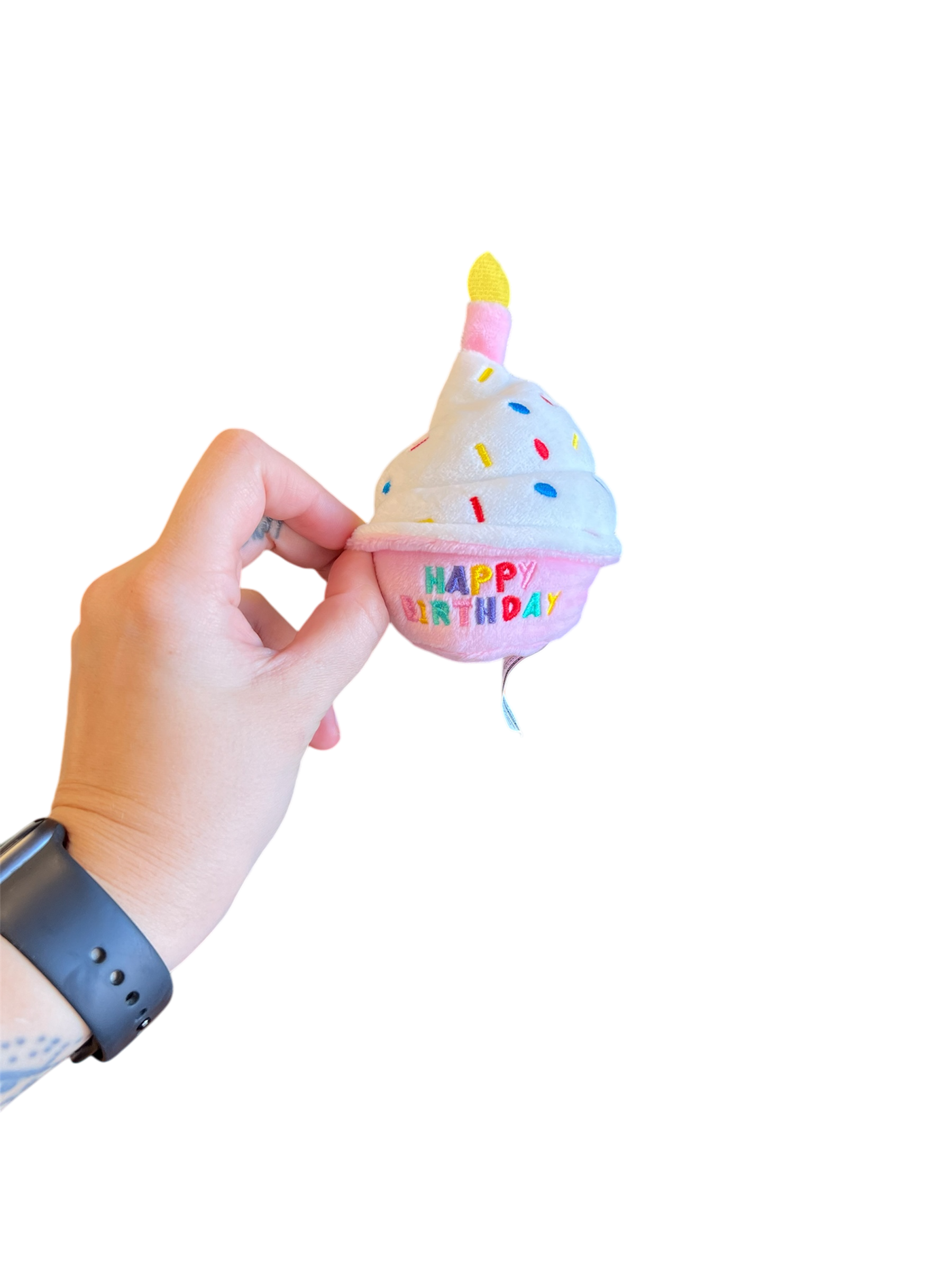 Mini Birthday Cupcake Dog Toy - The Barkery LLC