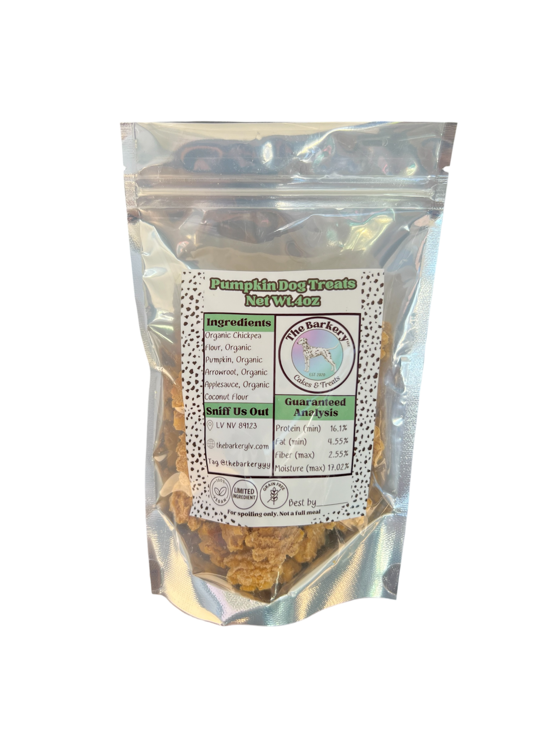 Organic Pumpkin Dog Treats