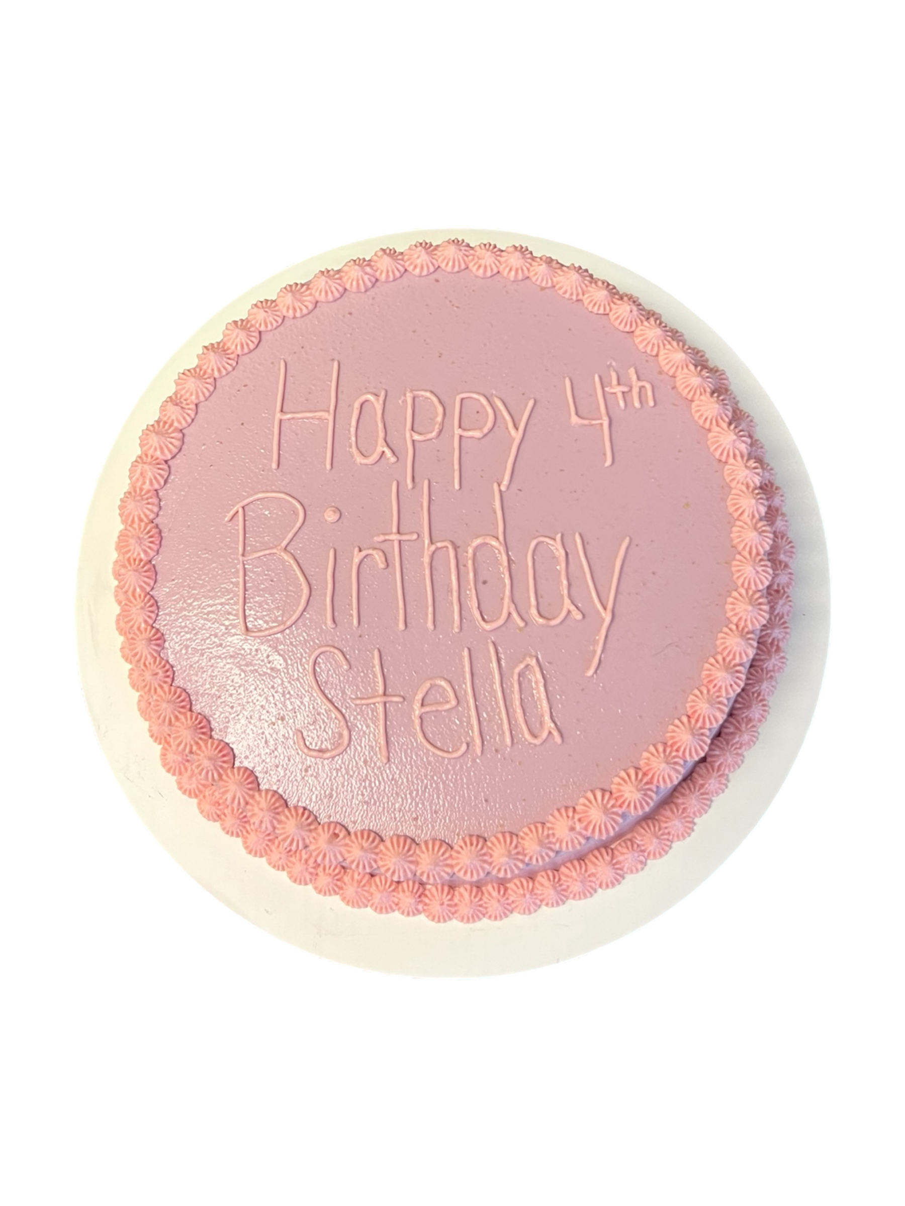 6inch Circle Dog Cake (Organic) - Customizable Message