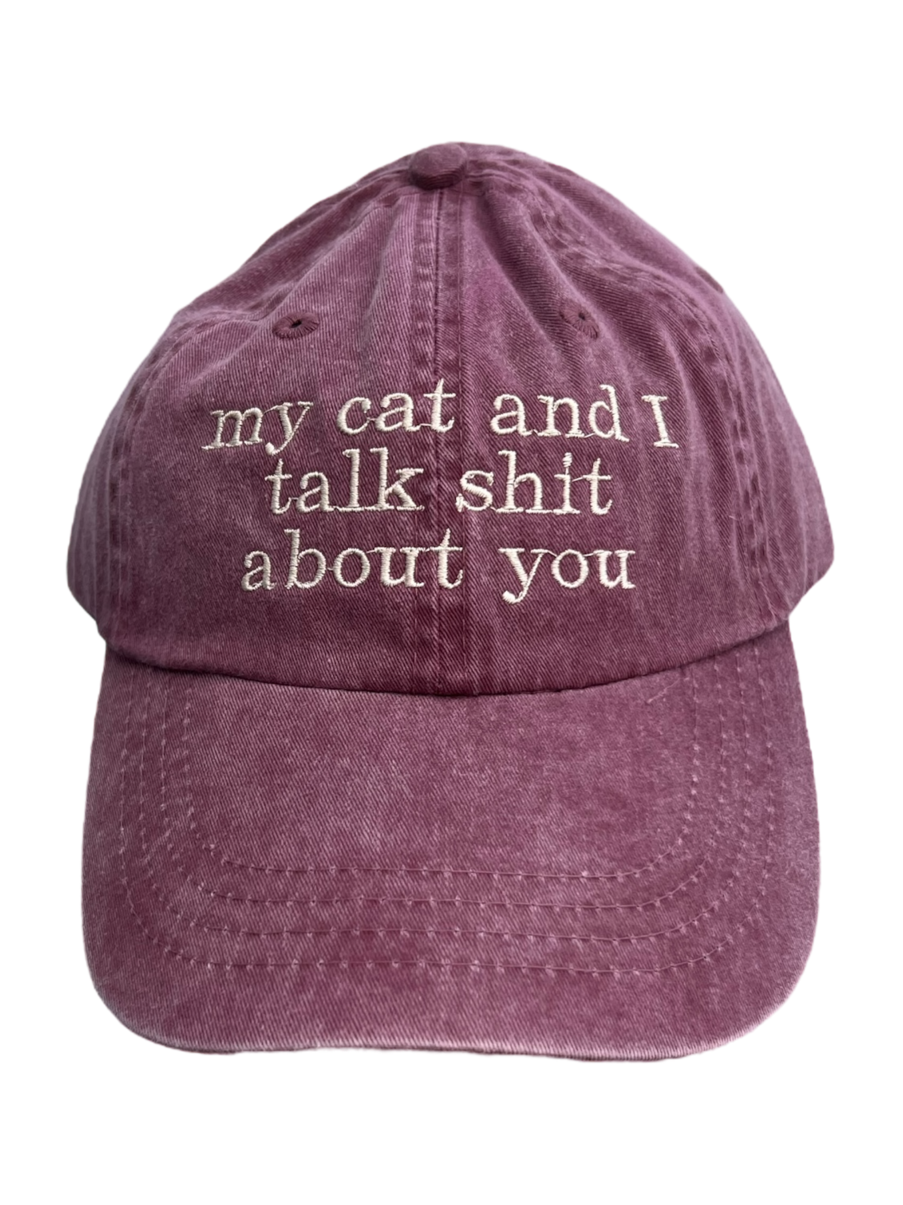 My cat and I talk shit about you Hat - The Barkery LLC