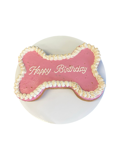 9inch Organic Bone Dog Cake for Celebrations