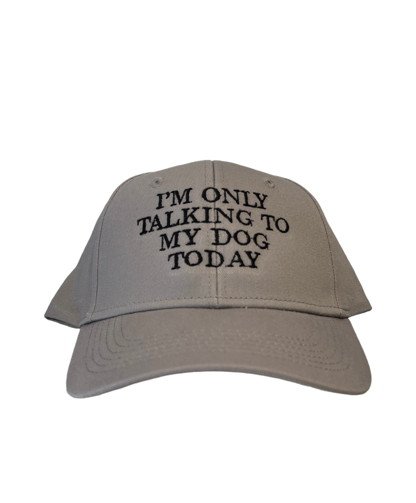 I’m only talking to my dog today Hat/Cap - The Barkery LLC