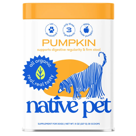 Organic Pumpkin Fiber Powder, Digestive Supplement For Dogs - The Barkery LLC
