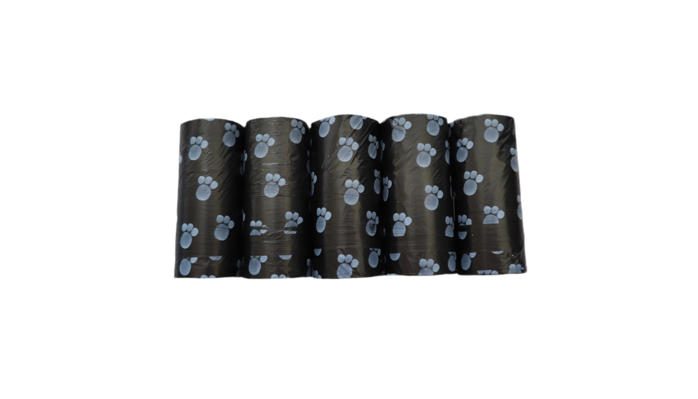 Dog Waste Bags with Paw Prints - 1 Roll