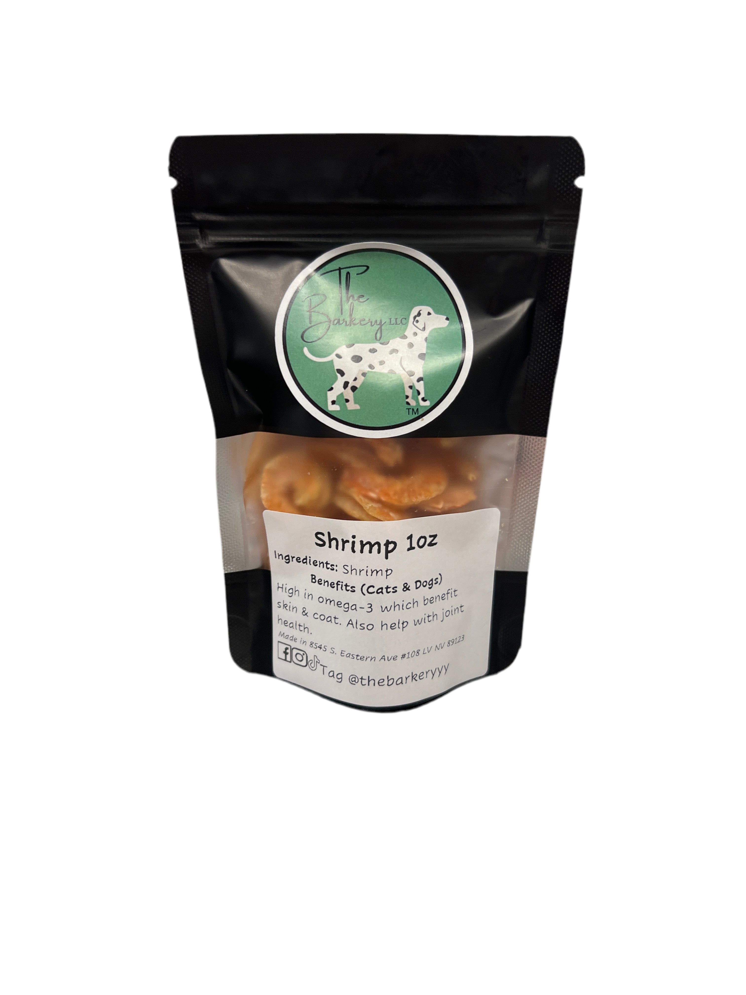 Shrimp Pet Treats 1oz