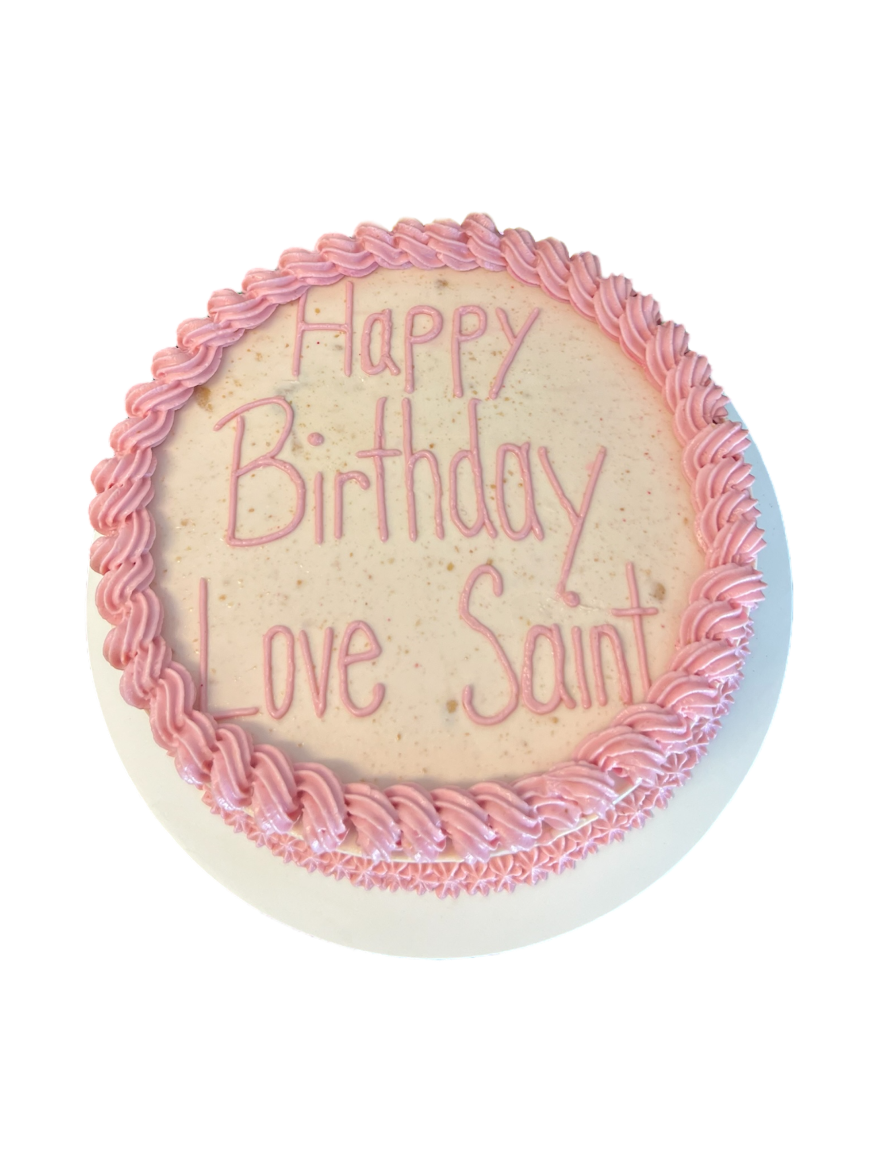 6inch Circle Dog Cake (Organic) - Customizable Message