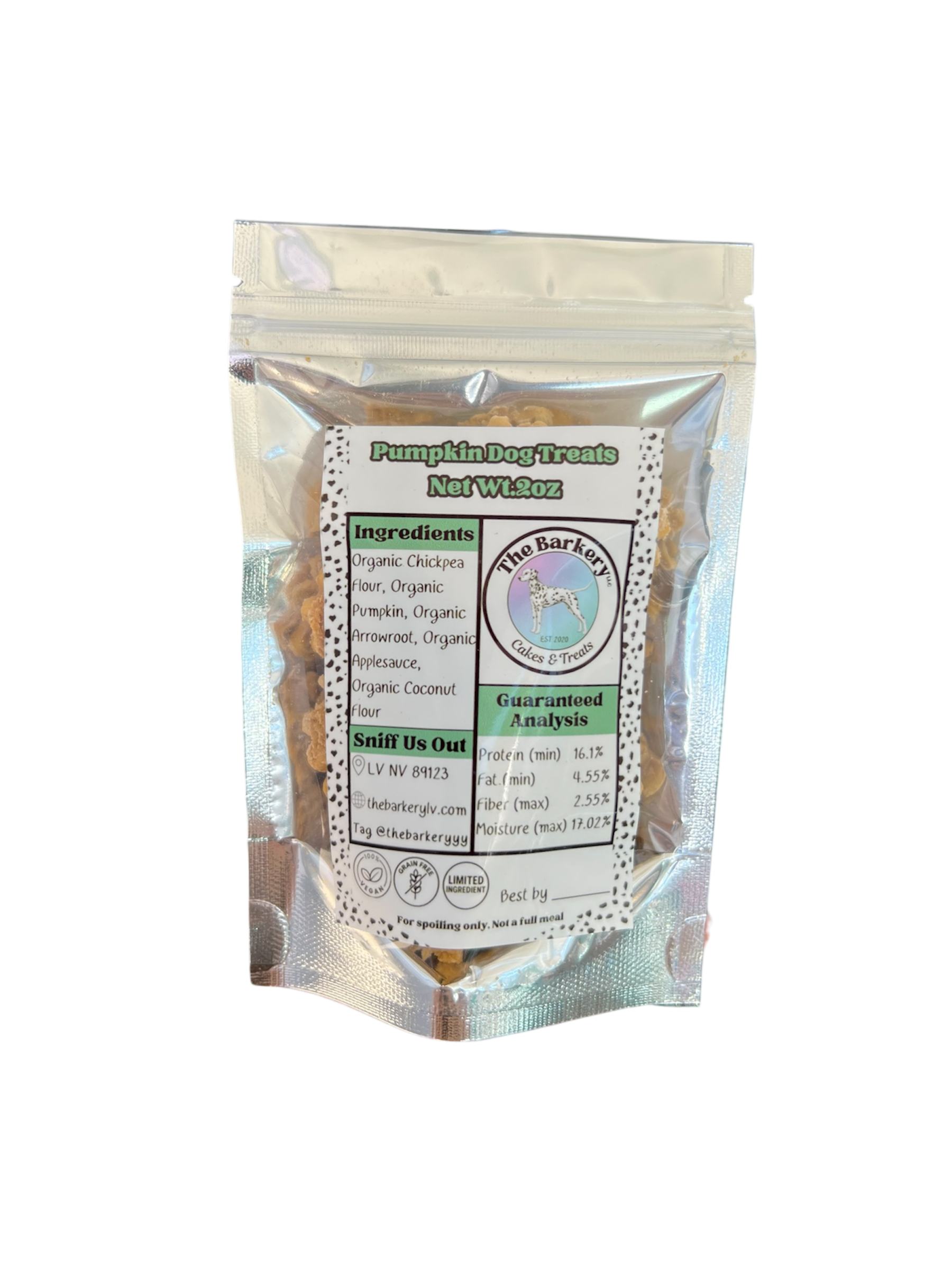 Organic Pumpkin Dog Treats