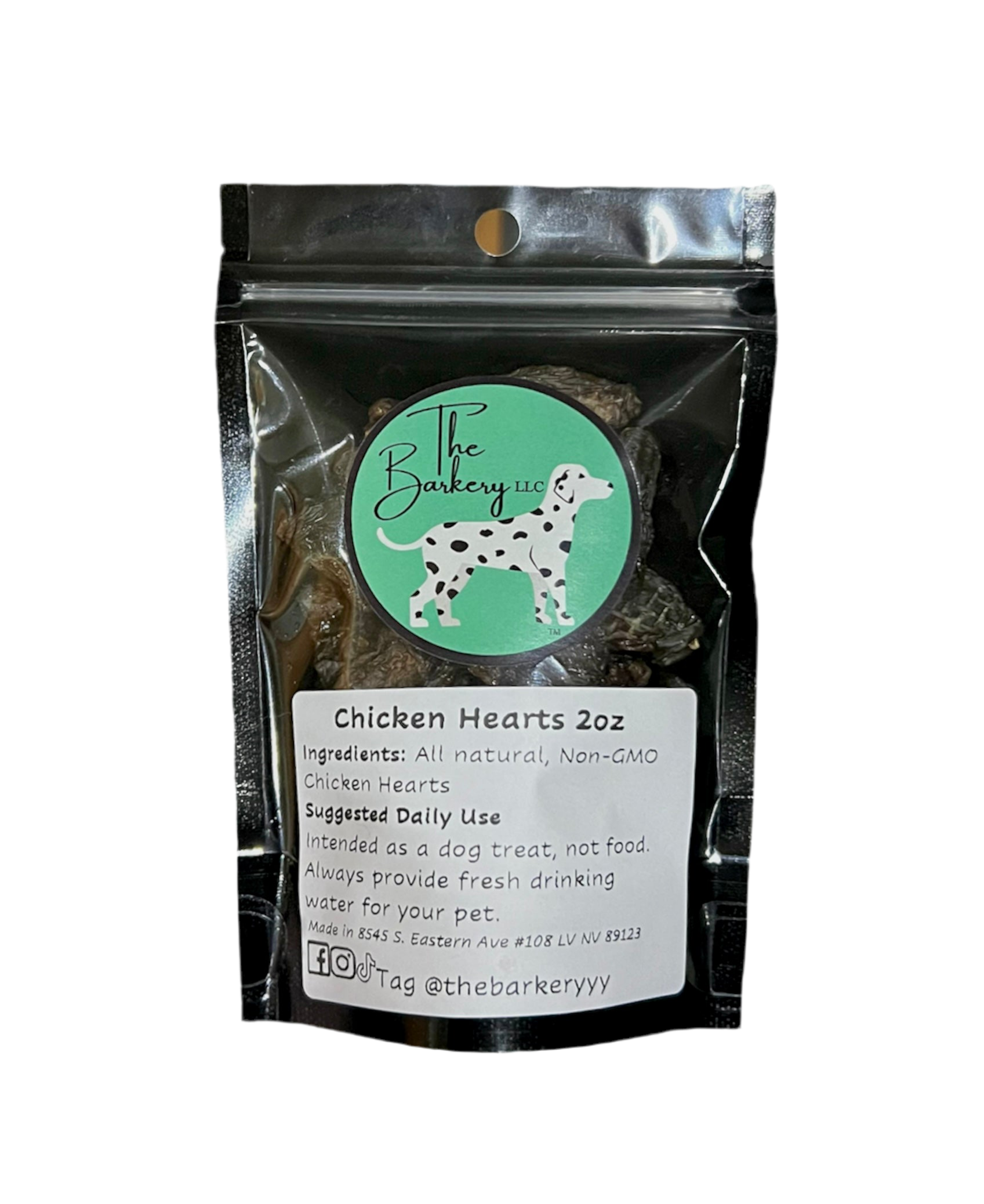 Organic Chicken Heart Dog Treats