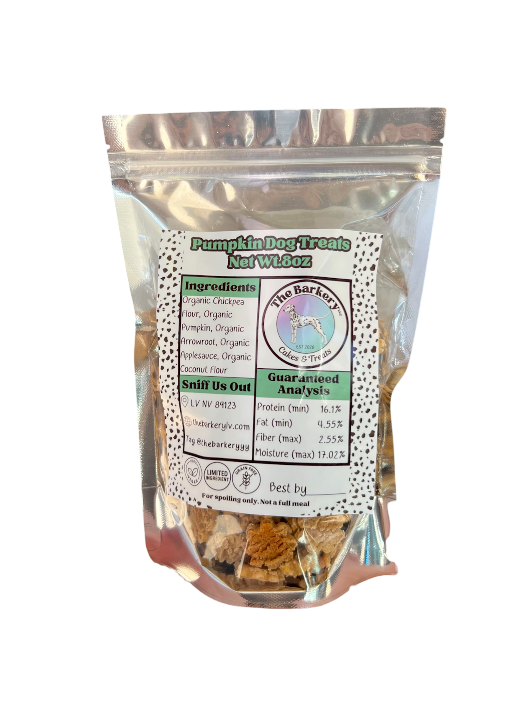 Organic Pumpkin Dog Treats