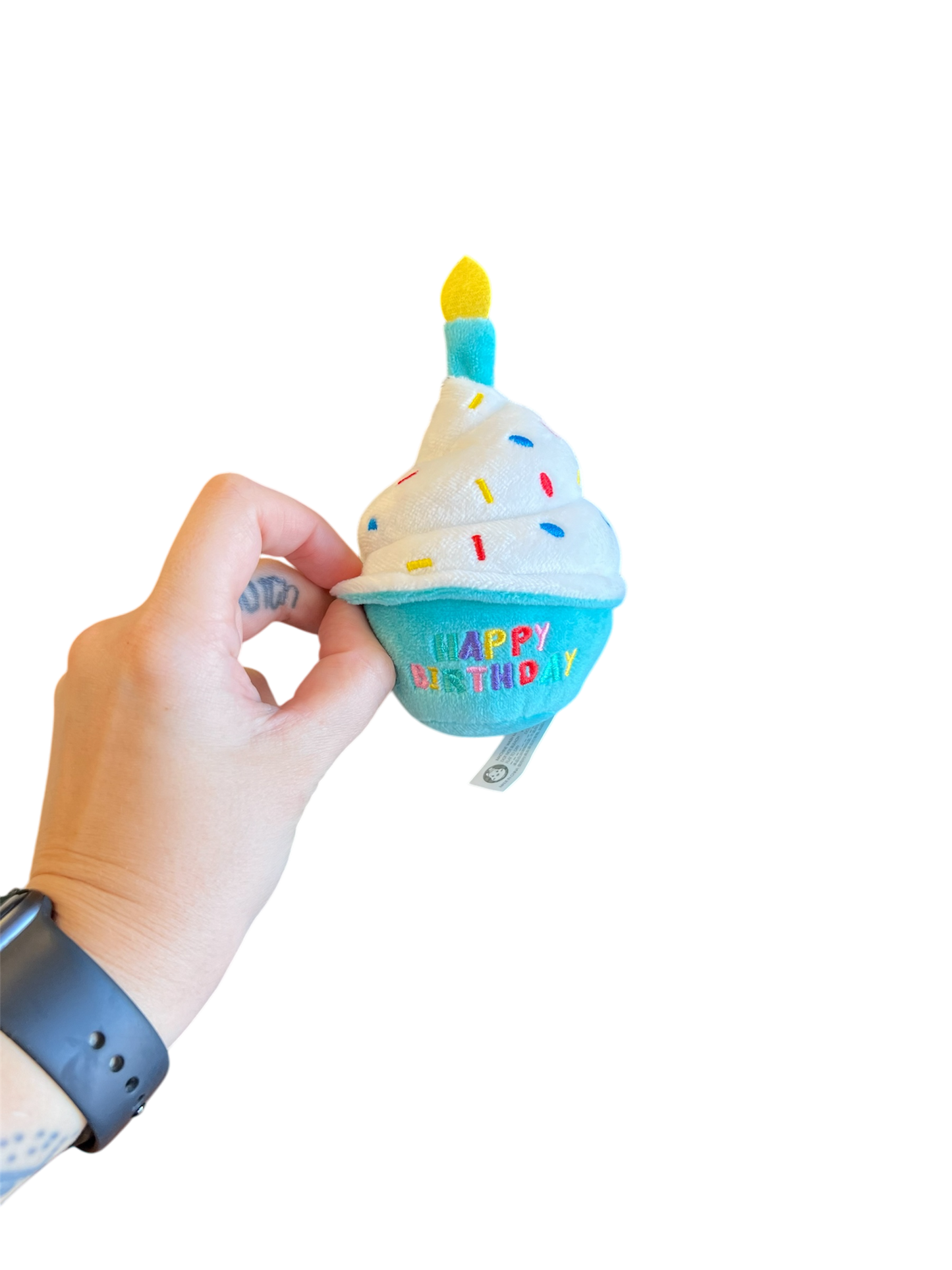 Mini Birthday Cupcake Dog Toy - The Barkery LLC