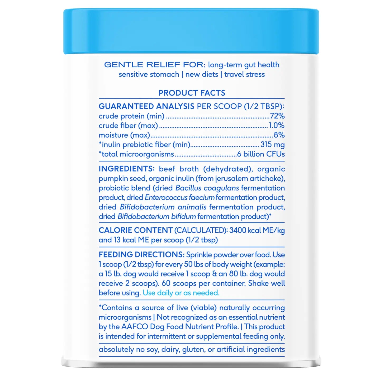 Probiotic & Prebiotic Powder Vet-Formulated Supplement - The Barkery LLC