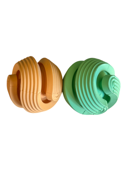 Dog treat dispensing ball
