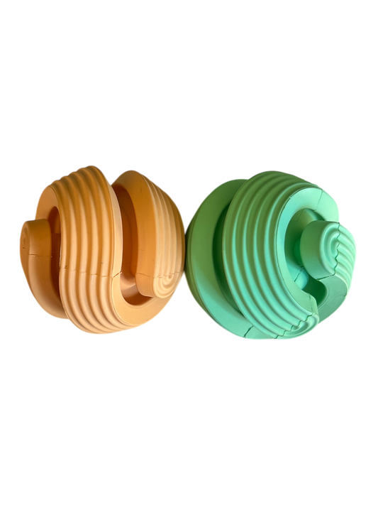 Dog treat dispensing ball