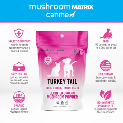 Turkey Tail (Mushroom Matrix) - The Barkery LLC