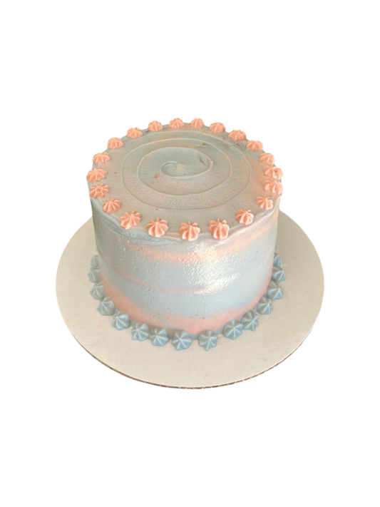 4inch Gender Reveal Cake Organic - The Barkery LLC