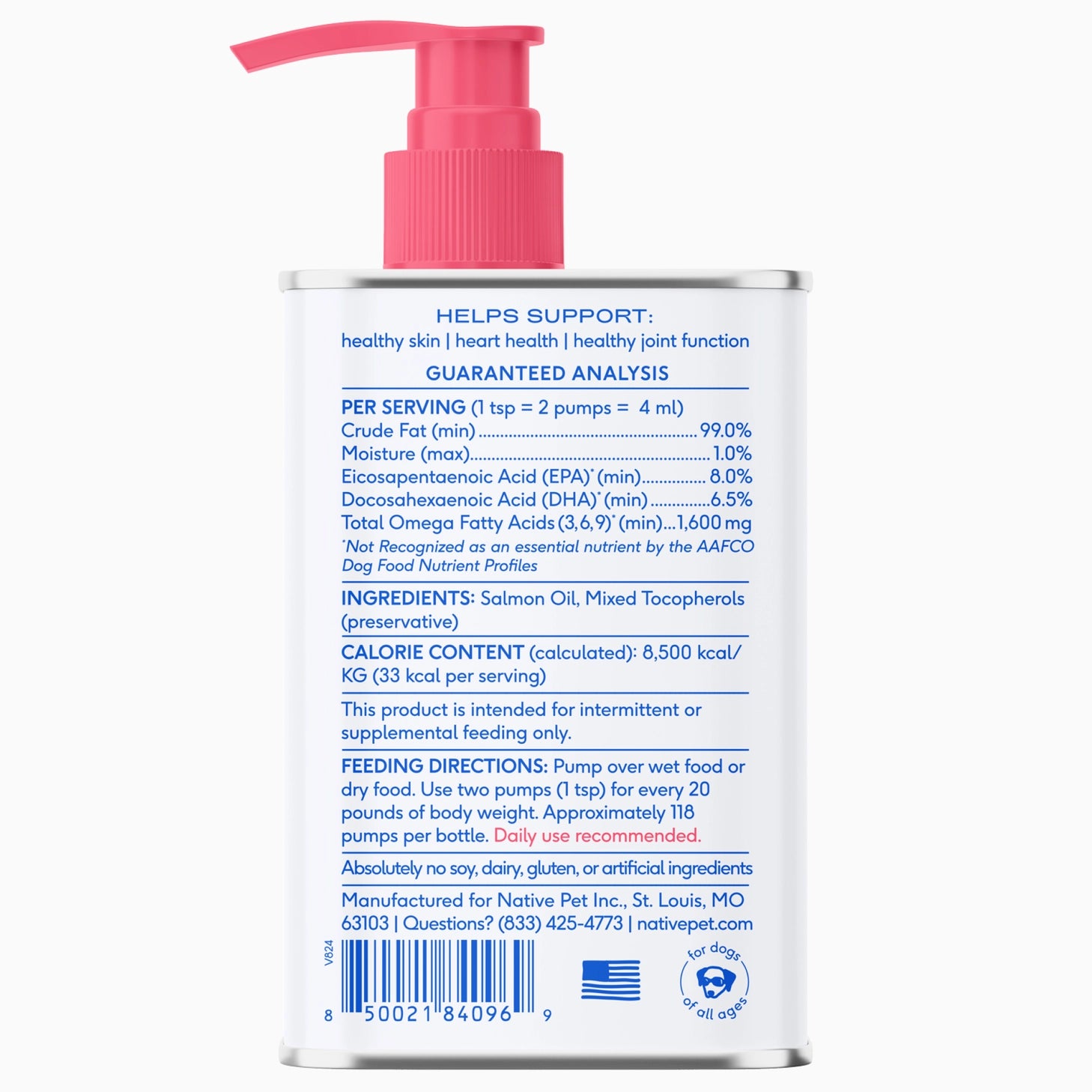 Wild Caught Alaskan Sockeye Salmon Oil