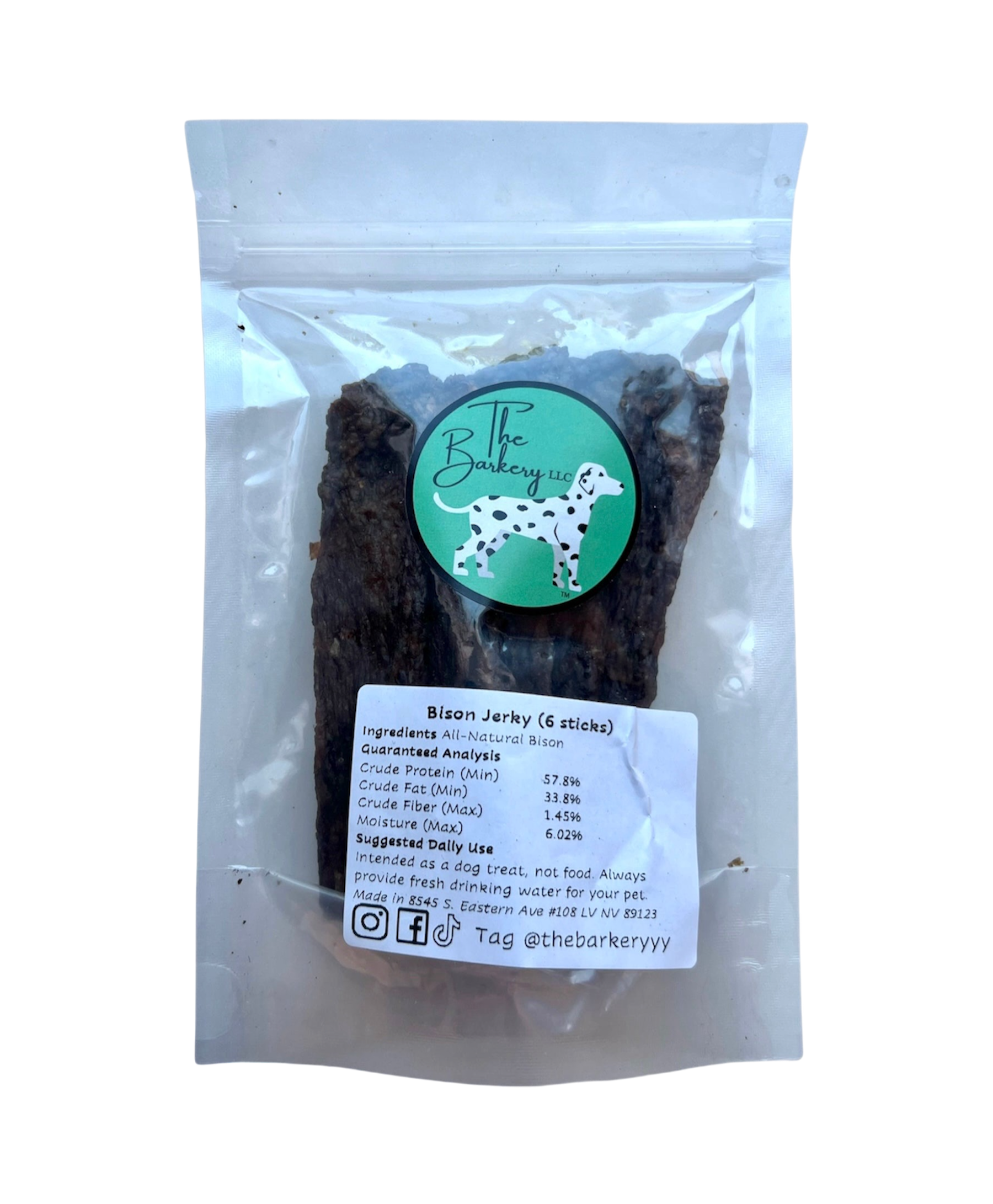 All Natural Bison Dog Jerky | The Barkery