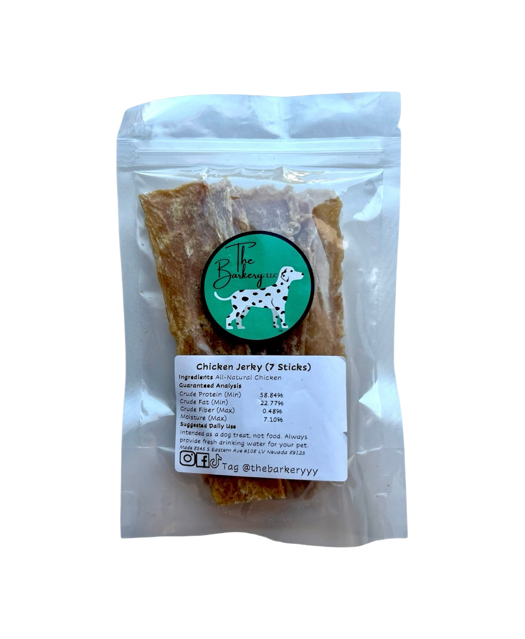 All-Natural Chicken Jerky for Dogs & Cats