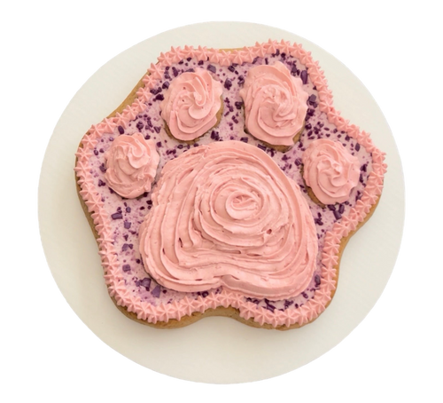 8inch Paw Print Dog Cake