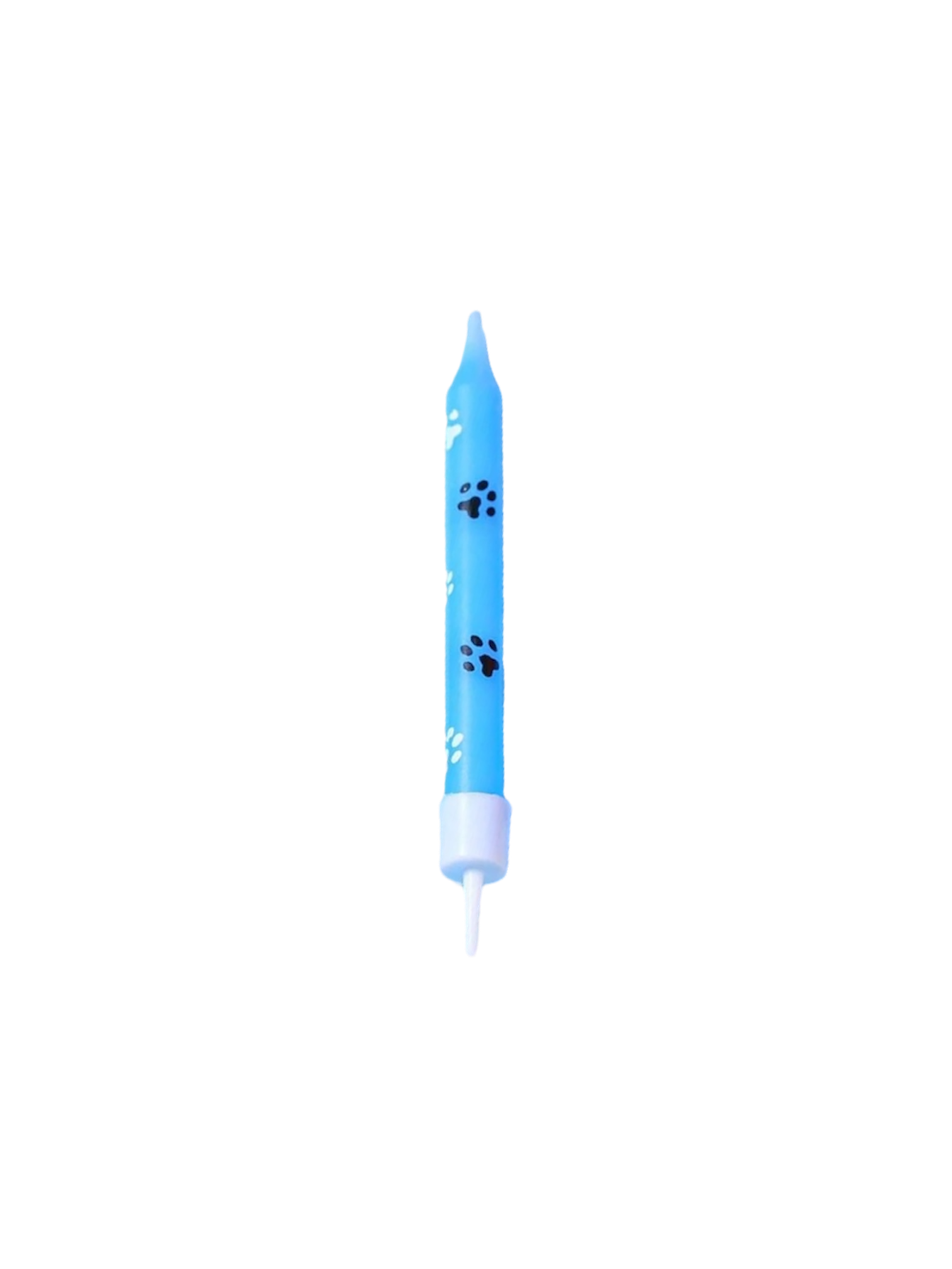 Blue Paw Print Candle
