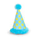 Polkadot dog toy hat