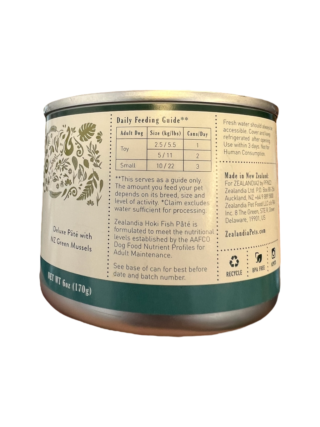 Hoki Fish Pate Dog Food