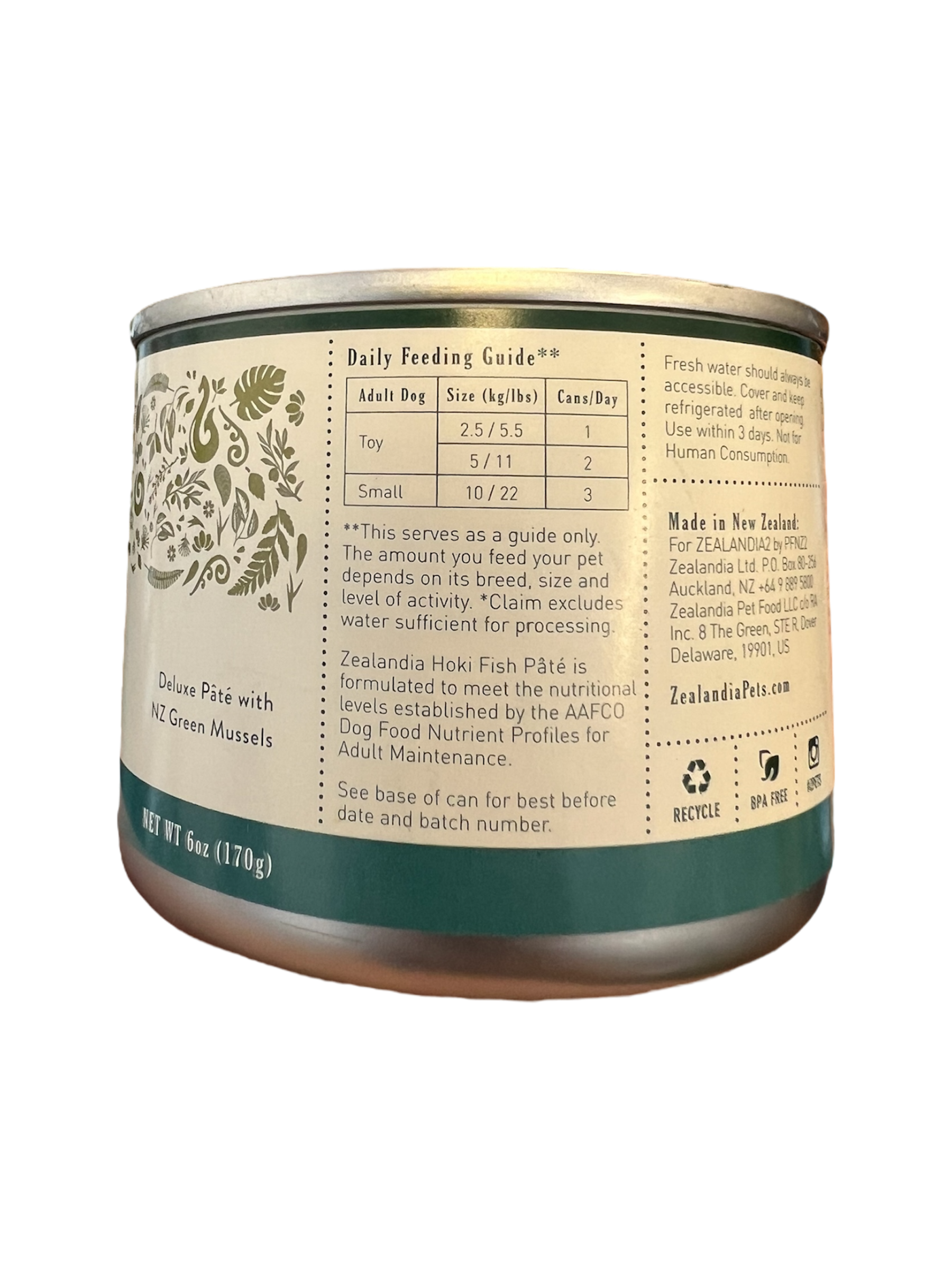 Hoki Fish Pate Dog Food