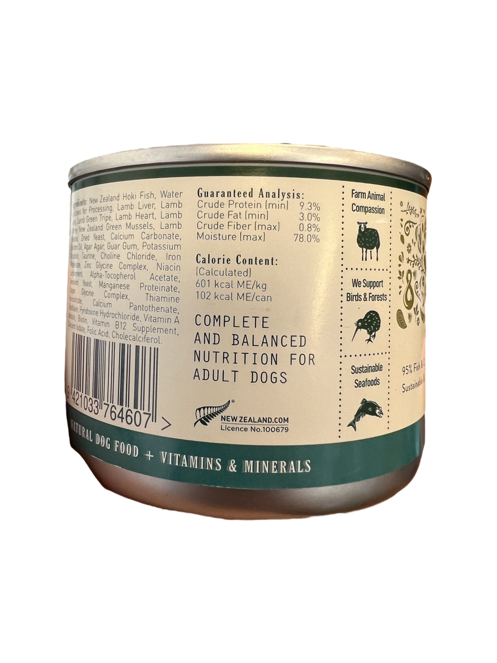 Hoki Fish Pate Dog Food