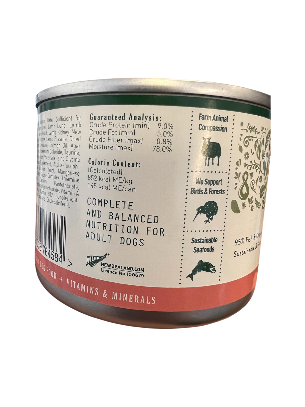Salmon Pate Dog Food Zealandia