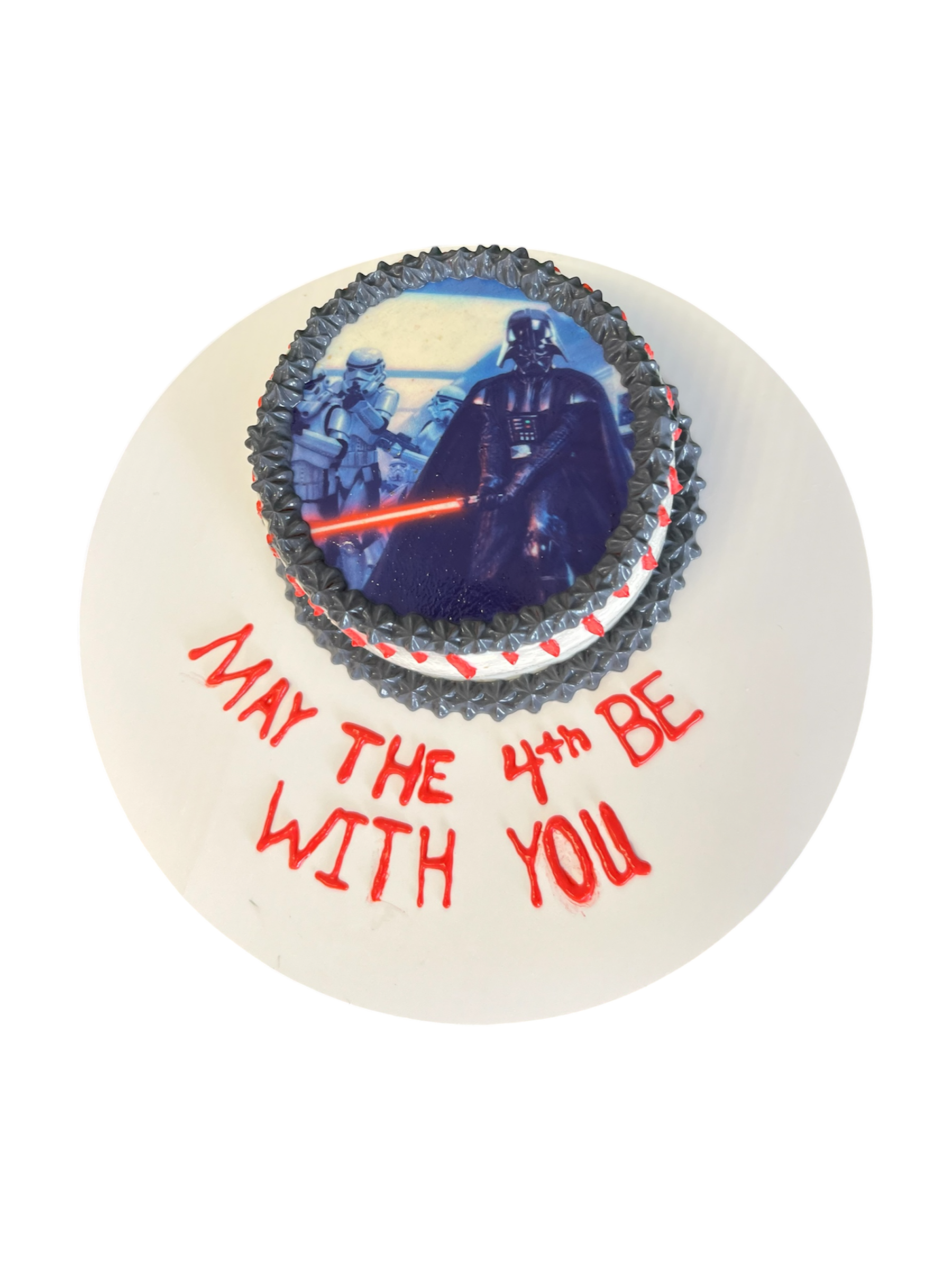 4inch Custom Image Dog Cake Organic
