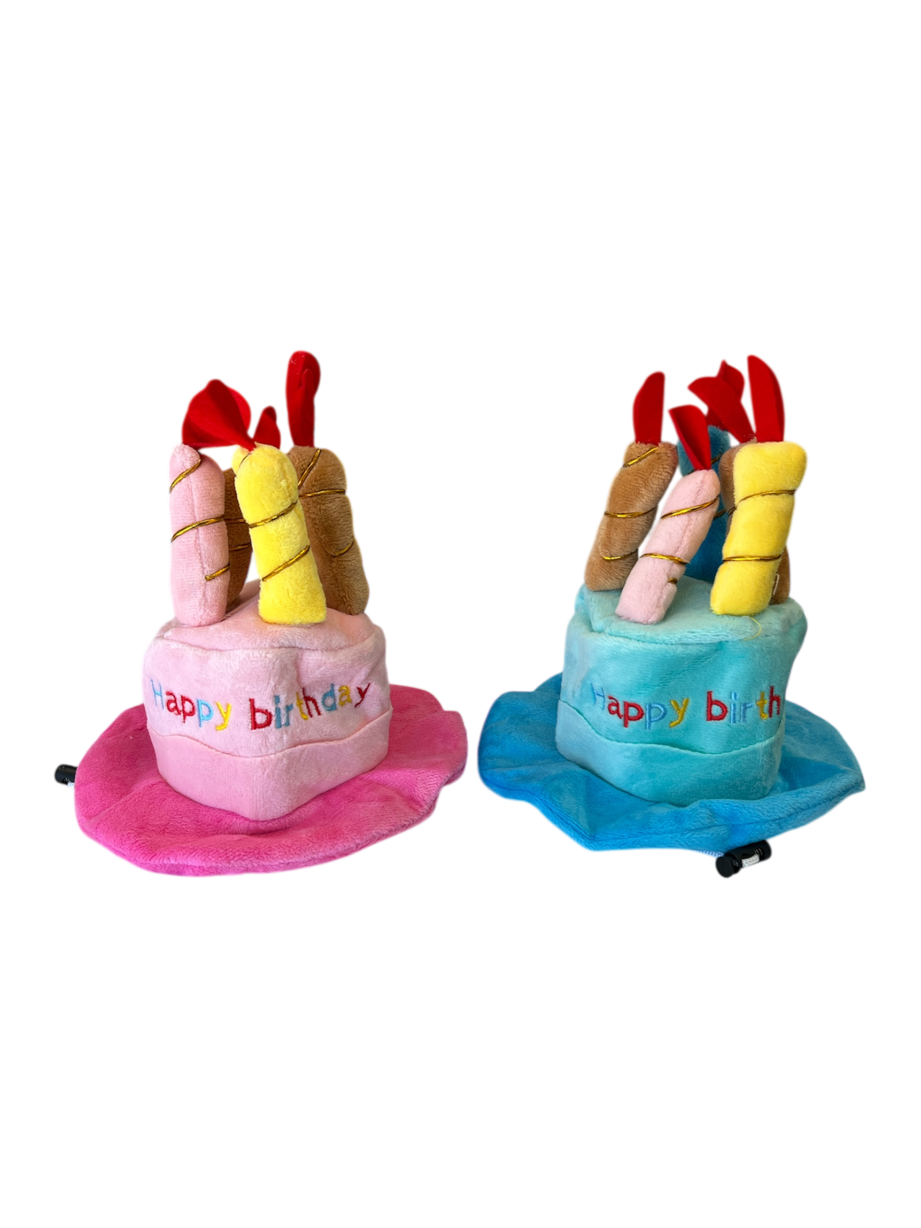Birthday Dog Hat with Candles on Top