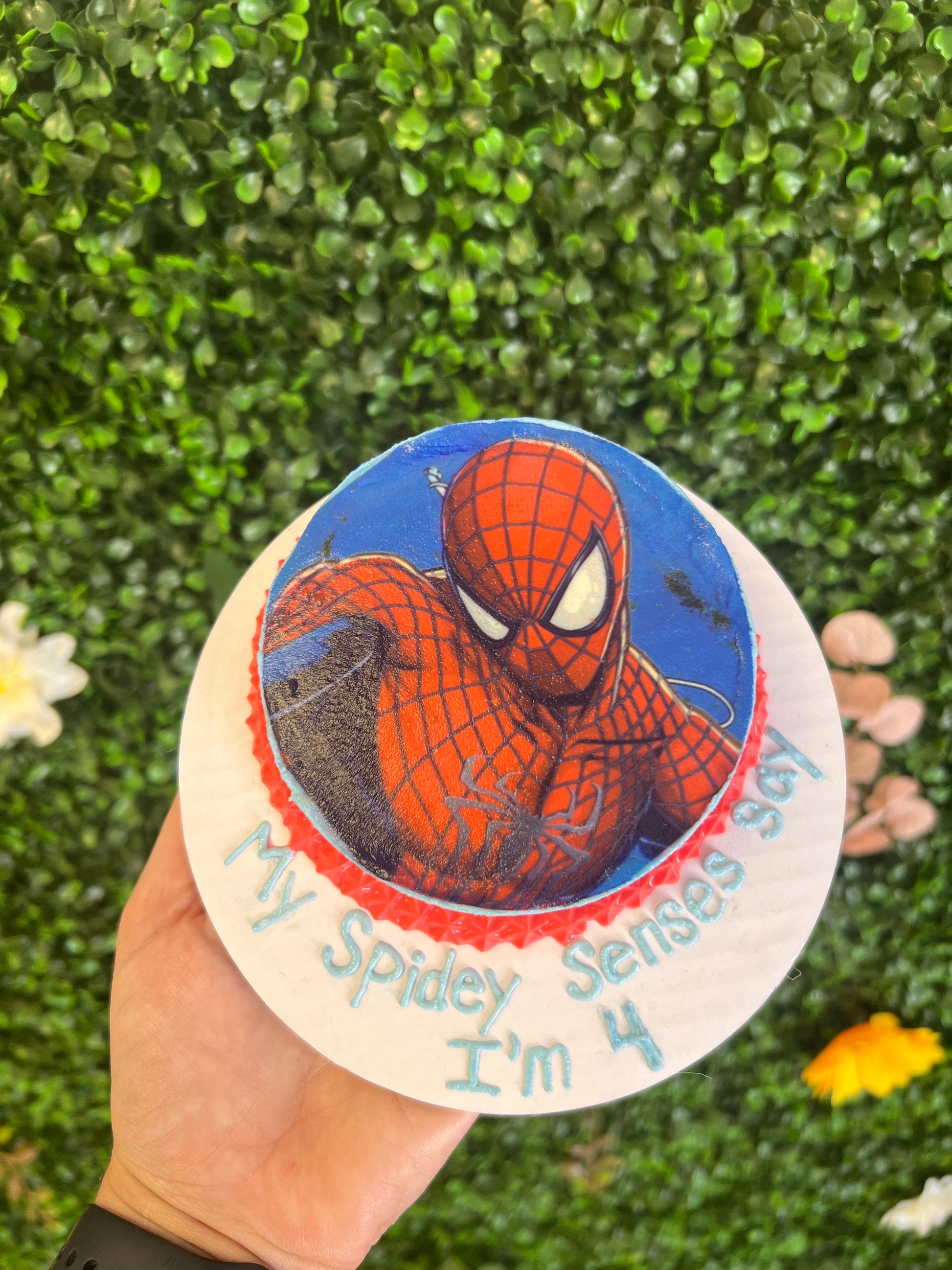 4inch Custom Image Dog Cake Organic
