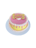 4inch Drip Dog Cake (Organic) - Custom Bone with Name