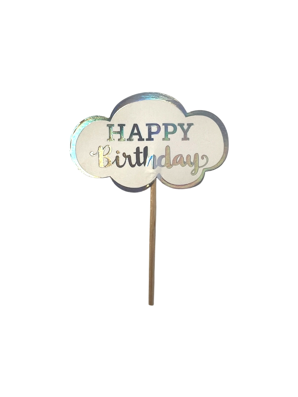 Small Happy Birthday Cake Topper