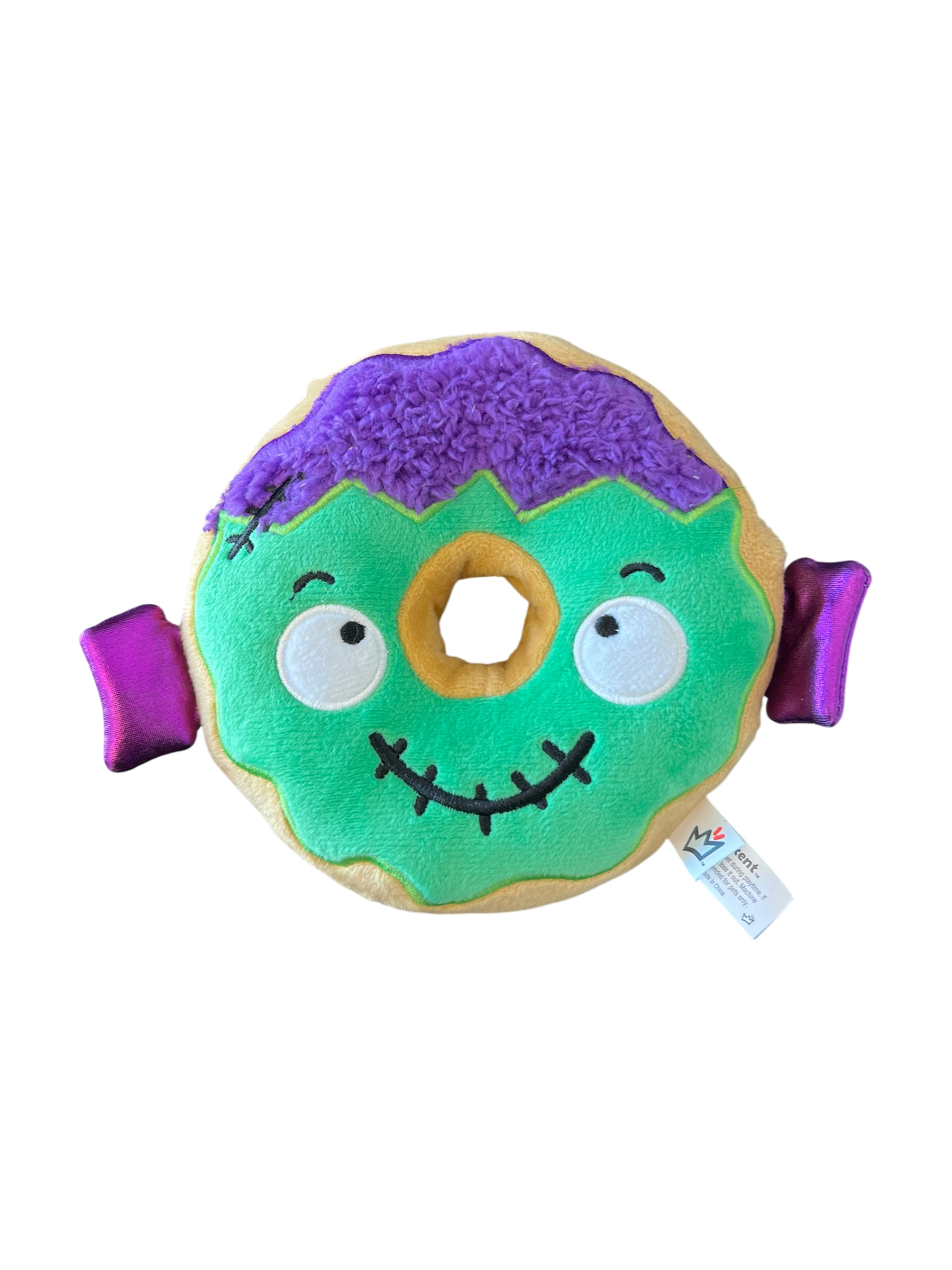 Halloween Frankenstein Doughnut Dog Toy Plush￼