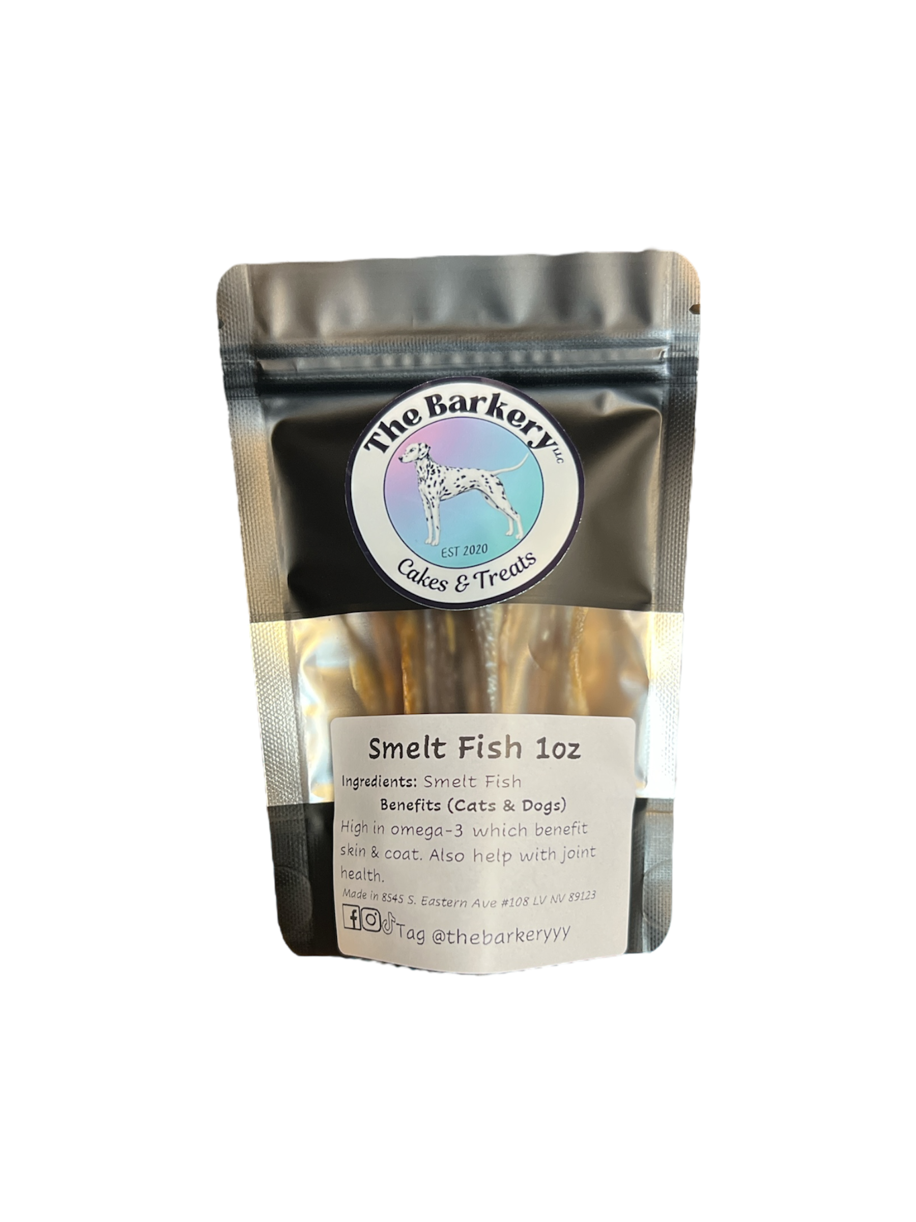 Smelt Fish Treats for Pets 1oz