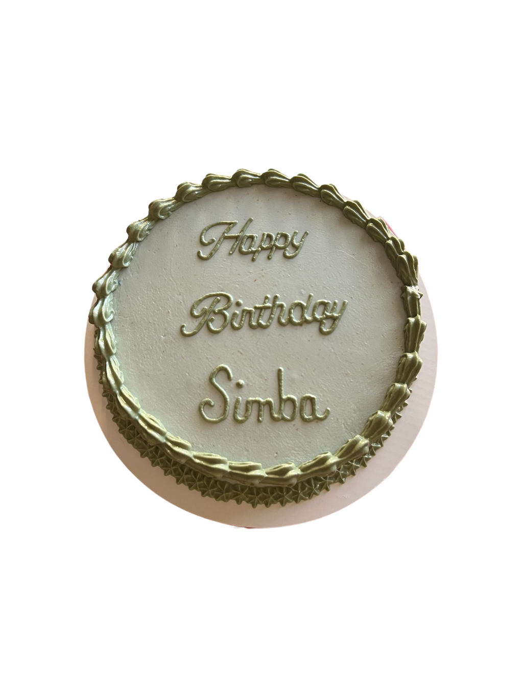 6inch Circle Cake (Cat & Dog)