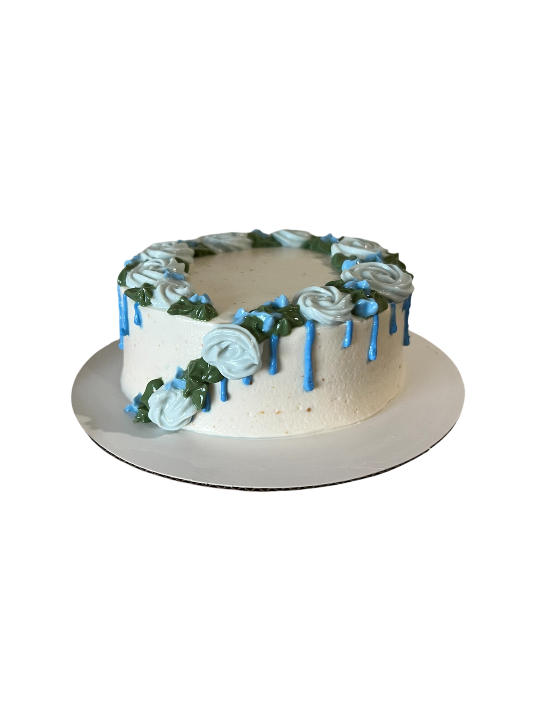 Flower Drip Dog Cake