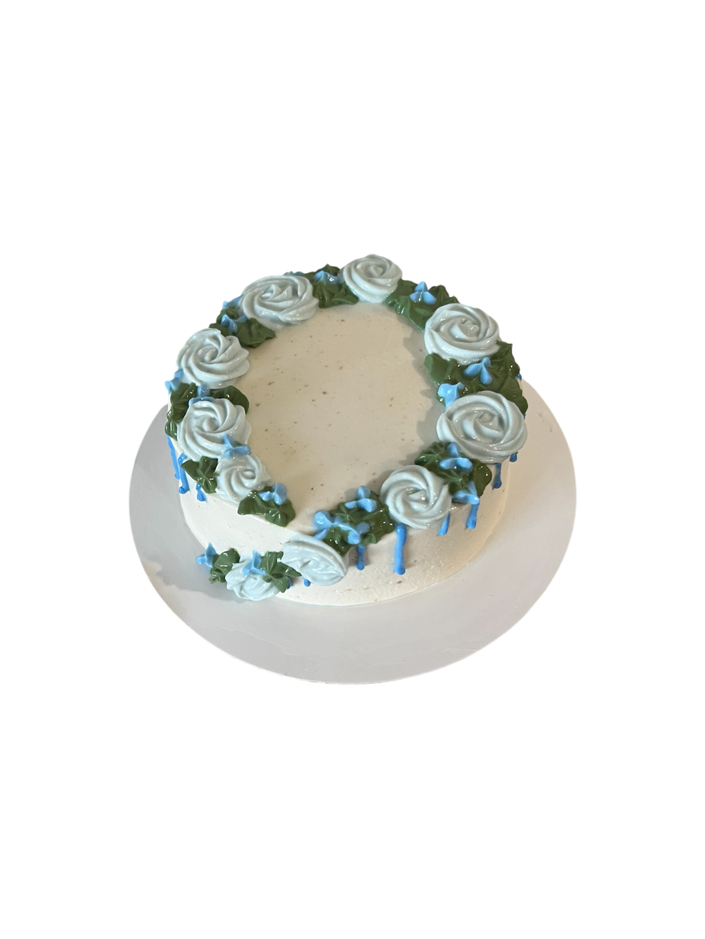 Flower Drip Dog Cake