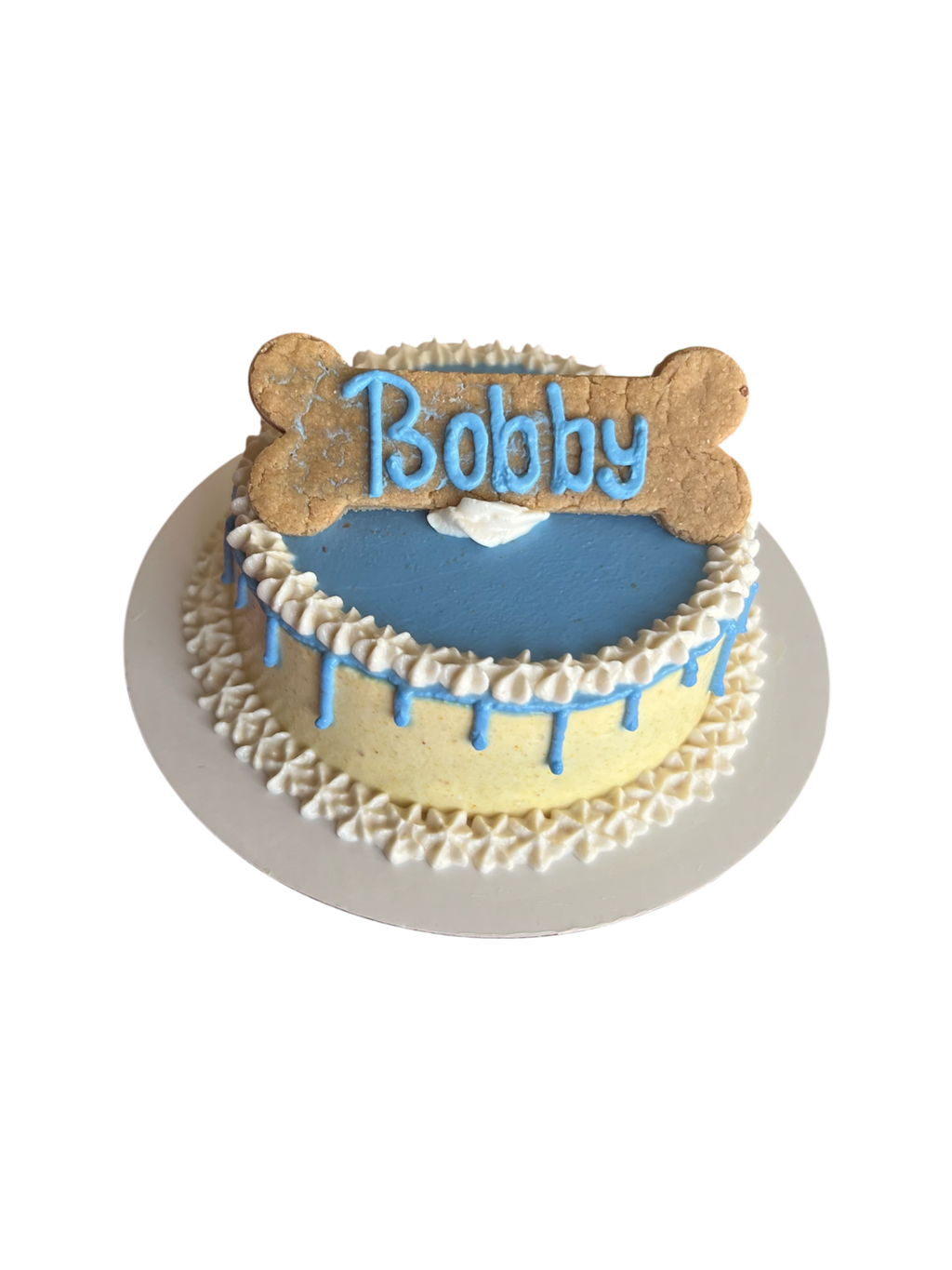 4inch Drip Cake - Custom Bone with Name (Cat & Dog)