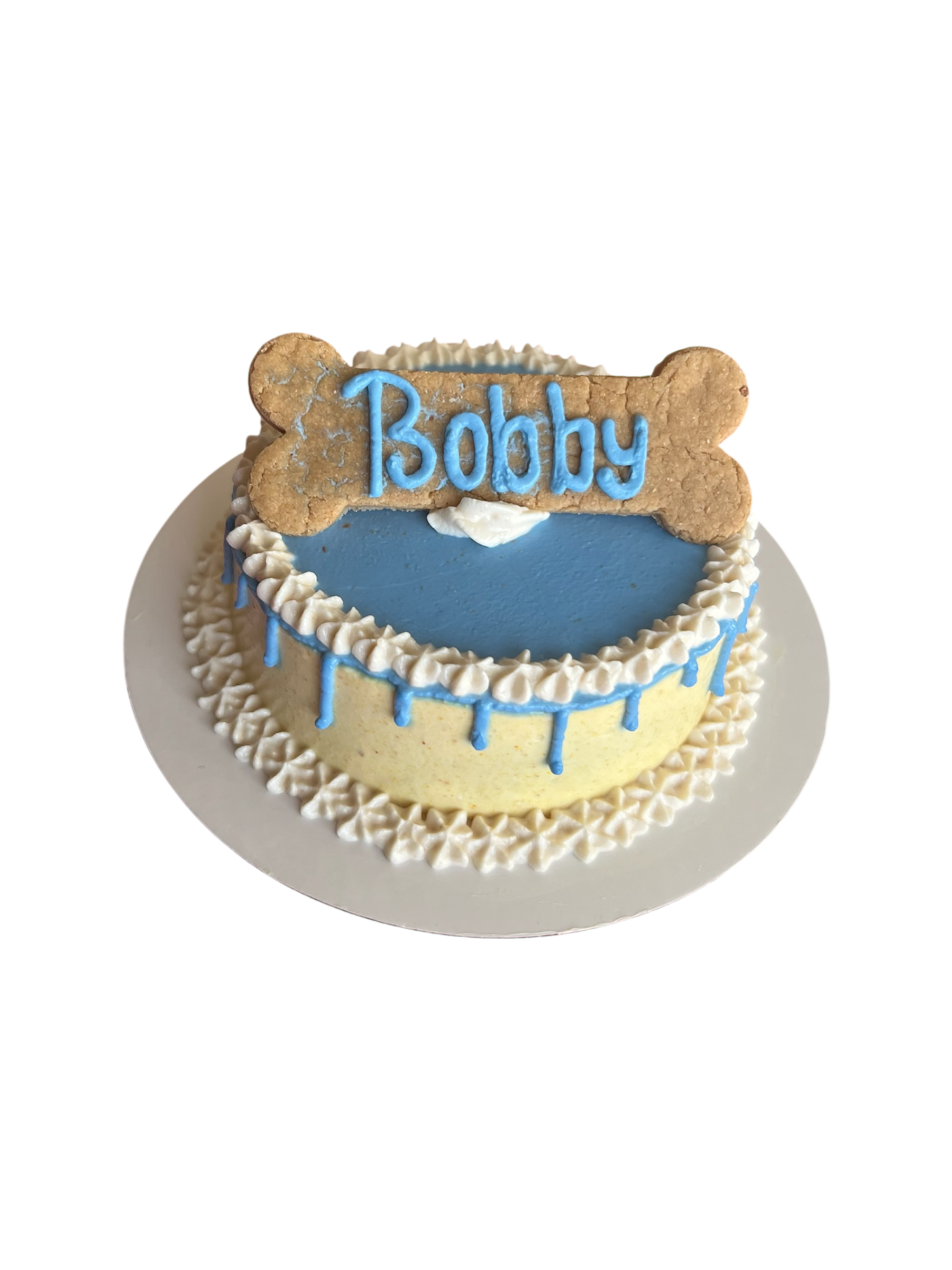 4inch Drip Cake - Custom Bone with Name (Cat & Dog)