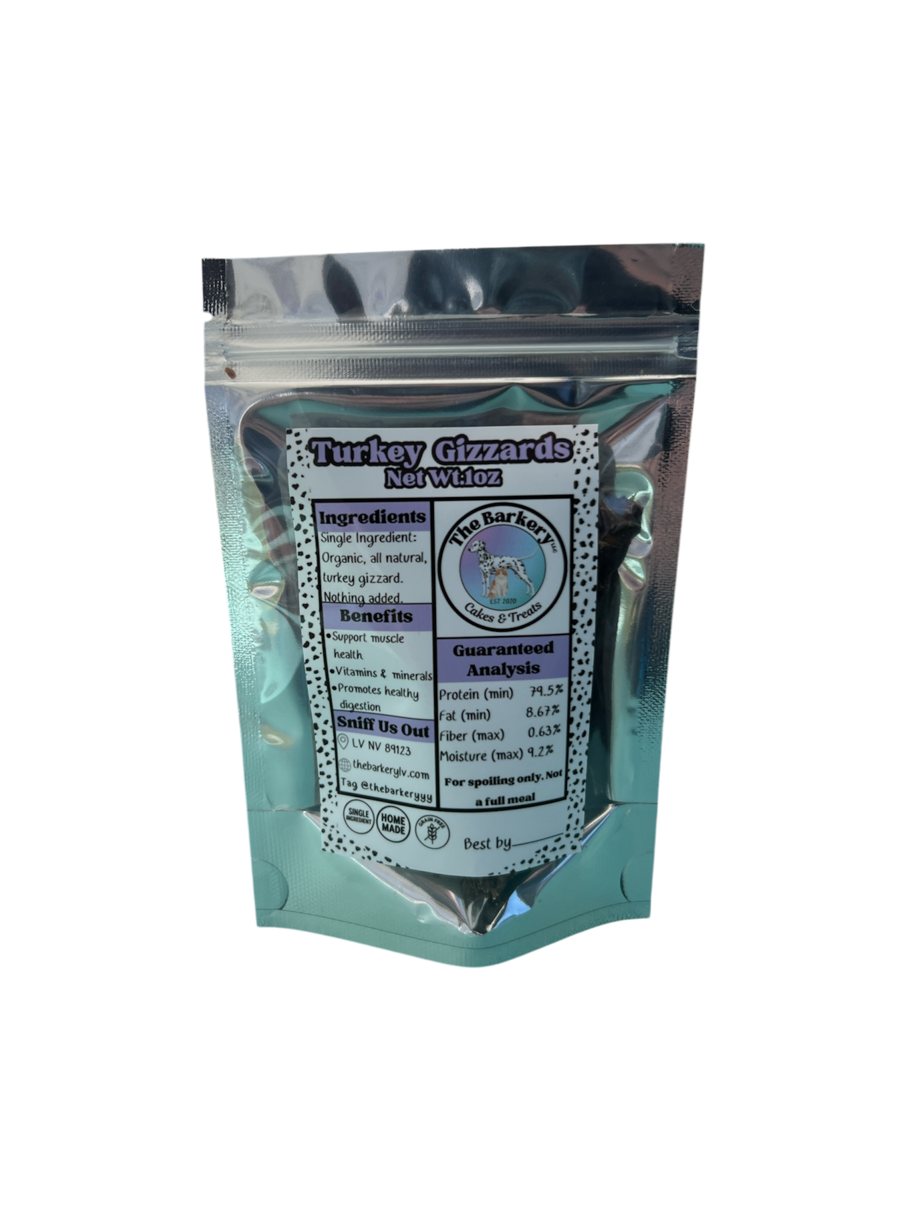 Turkey Gizzards 1oz Bag