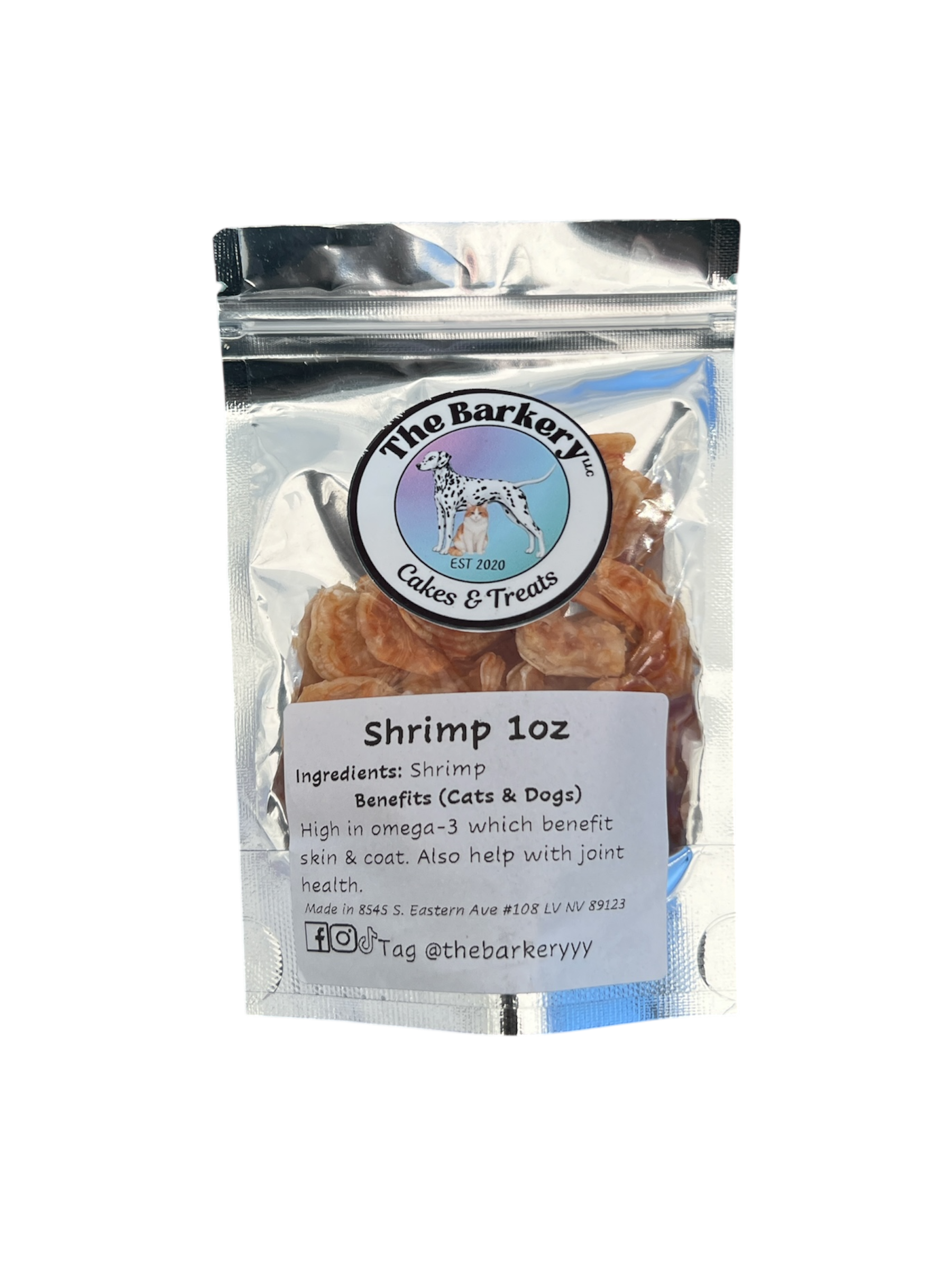 Shrimp Pet Treats 1oz