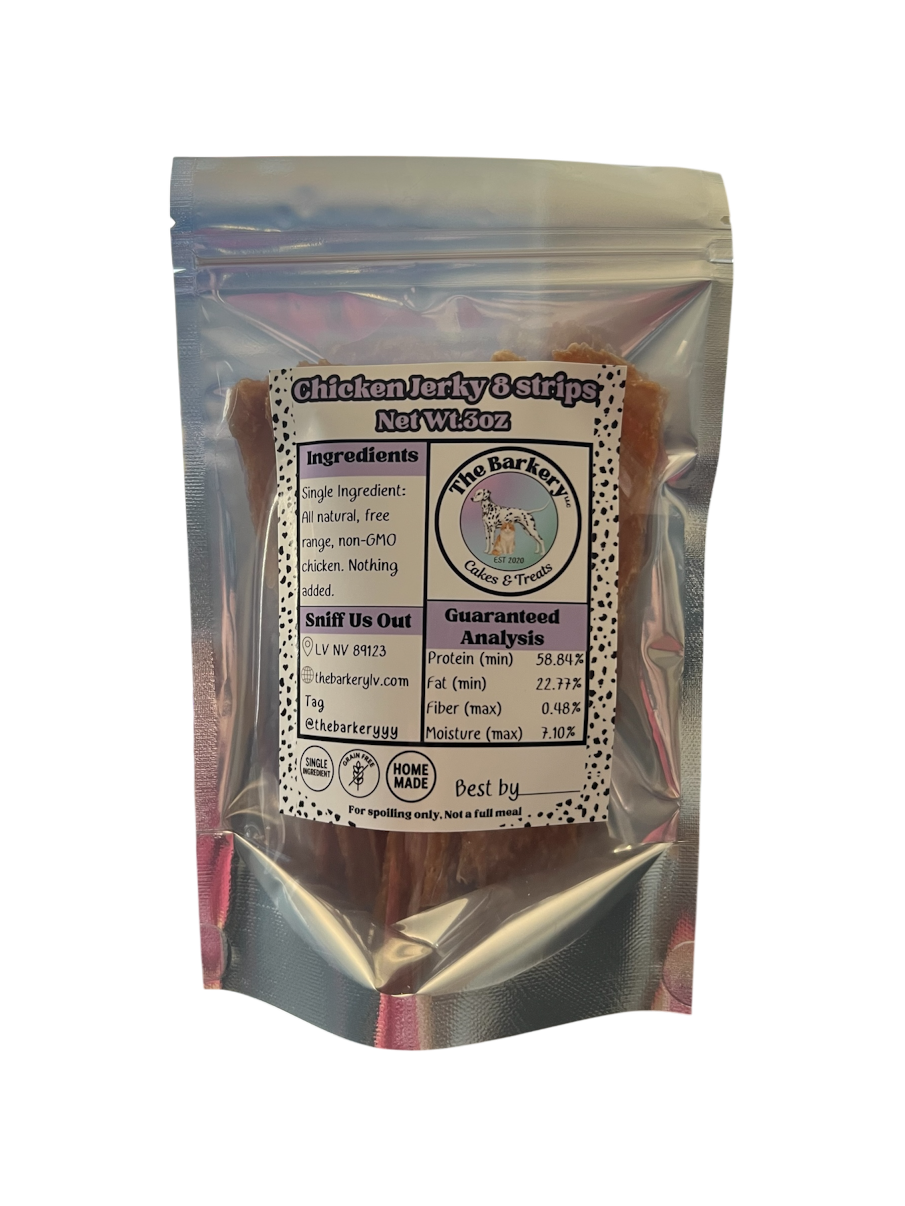 All-Natural Chicken Jerky for Dogs & Cats